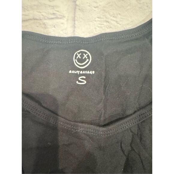 Salty Savage Garbage ‘Dead Lift’ Tank Top in Black Unisex Size Small - Picture 3 of 6